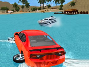 Water Slide Car Race Arcade