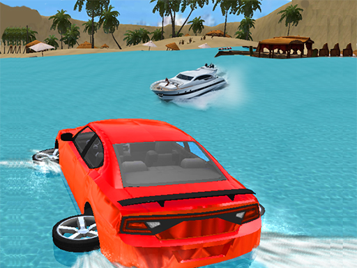 Water Slide Car Race Arcade