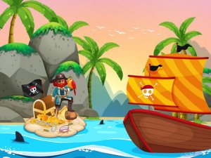 Pirate Travel Puzzle Game