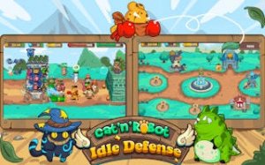 Cat Robot Idle Tower Defense