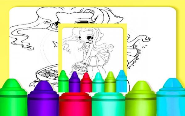 Cute Character Color Art