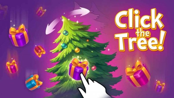 Holiday Light-Up Tree Clicker